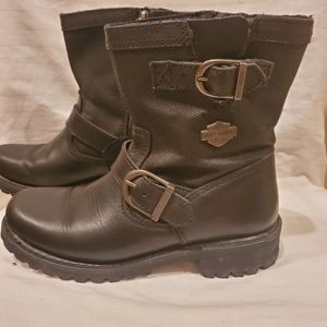 Harley Davidson Moto Boot, Mesh/Leather
